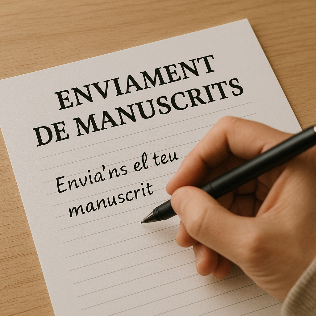 Autor escrivint